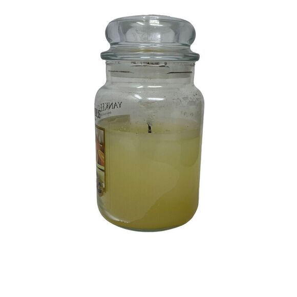 USED Yankee Candle RETIRED Lemongrass & Orange 22 oz Jar - Picture 4 of 7